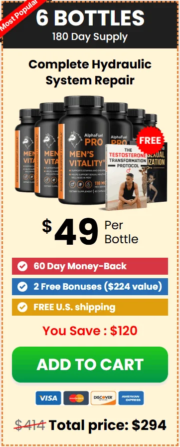 AlphaFuel Pro 6 bottle package