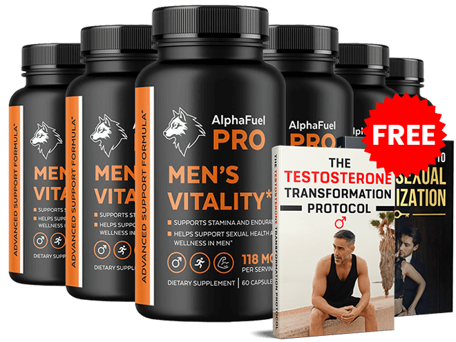 AlphaFuel Pro 6 bottles — 180-day supply